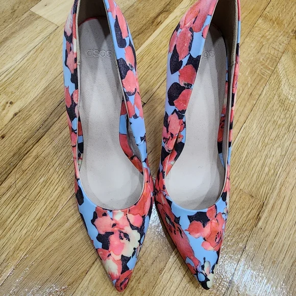 ASOS floral high heel shoes - Picture 5 of 10
